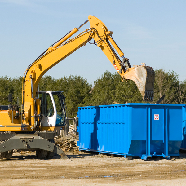 what size residential dumpster rentals are available in Cleveland VA